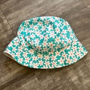 Turquoise Floral Bucket Hat